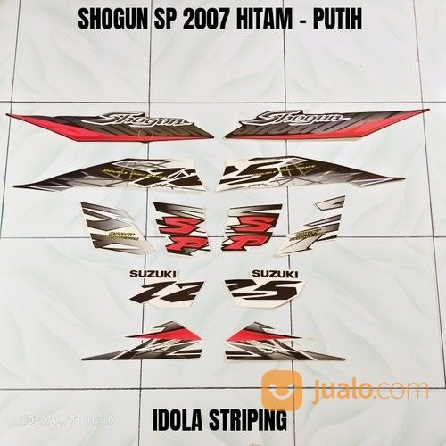 Striping Shogun SP 2007 Hitam - Putih