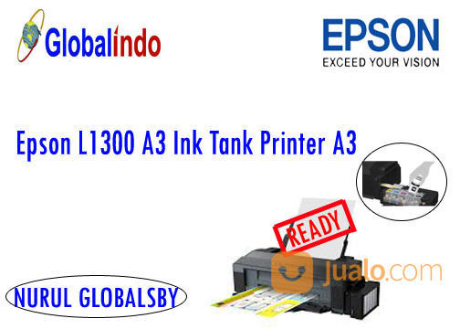 Epson L1300 A3 Ink Tank Printer A3, 5 Colour Ink - CALL. NURUL GLOBAL