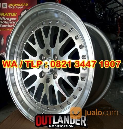 TOKO VELG MOBIL PEMALANG READY VELG TIPE CLASSIC HSR R16X8/9 H8X100-114,3 ET25/20 SMF/ML