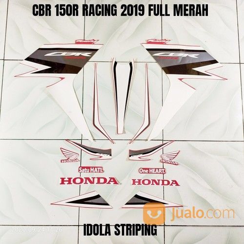 Striping CBR 150R Racing 2019 Full Merah