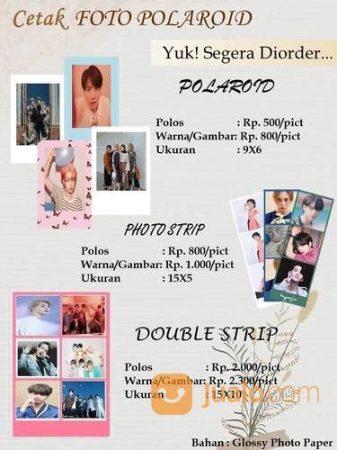 Cetak Foto Polaroid