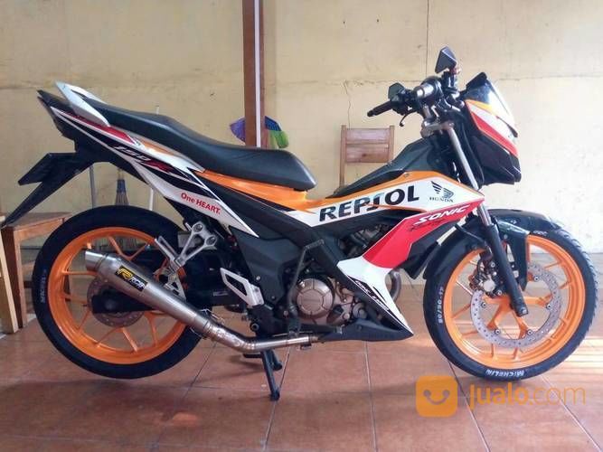 *Sonic 150R - Livery Repsol Special + Nomor Cantik/ B 6661 /Kualita