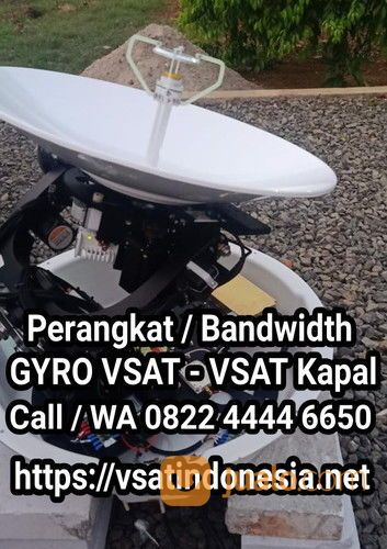 Internet Satelit VSAT Gyro - Vessel Gyro - VSAT Kapal - VSAT Maritim - Marine VSAT - Internet Kapal