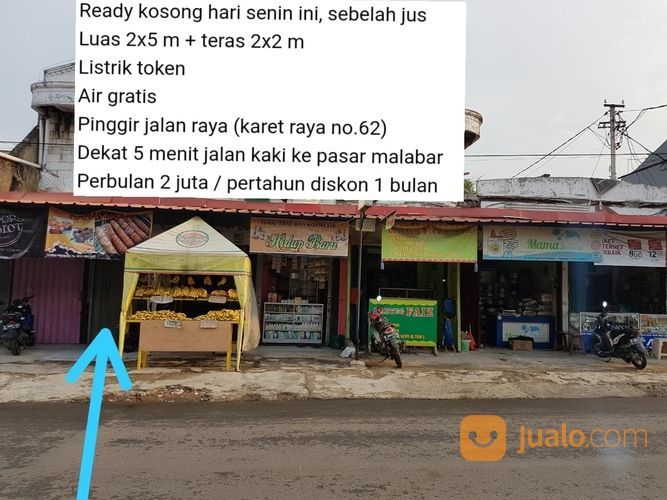 Kios Dekat Pasar Malabar Perumnas 1 Tangerang di Kota Tangerang, Banten