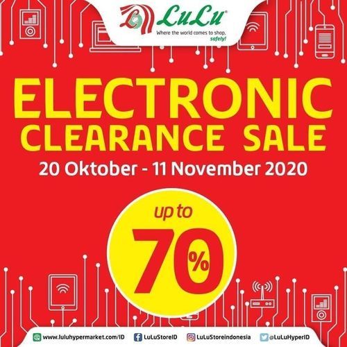 Electronic Clearance Sale Up 