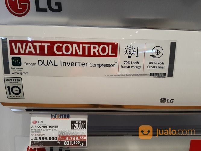 Ac Lg Inverter S10ev4 1 Pk Jakarta Barat Jualo