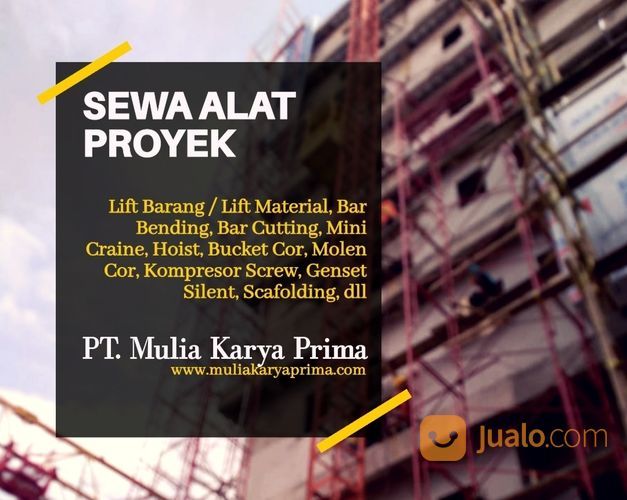 JASA RENTAL ALAT PROYEK BANGKA BELITUNG