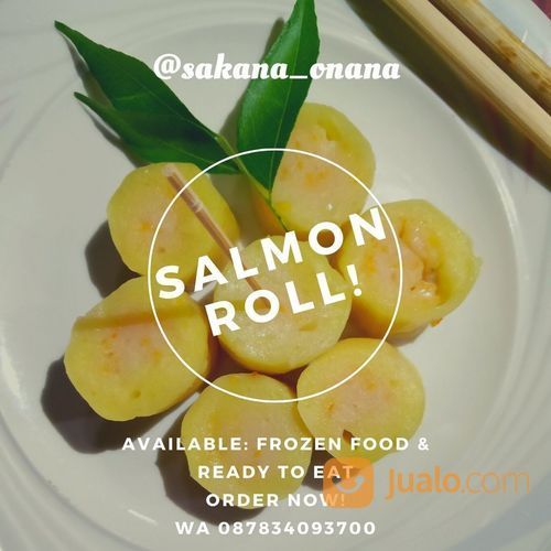 SALMON ROLL Sakana FROZEN FOOD Olahan Ikan Halal Tanpa Pengawet