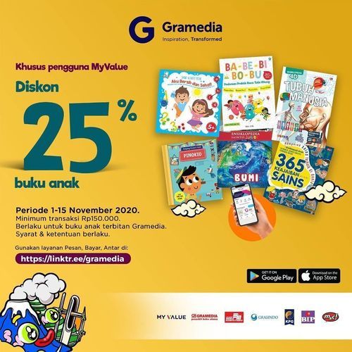 Gramedia Diskon 25% Buku Anak