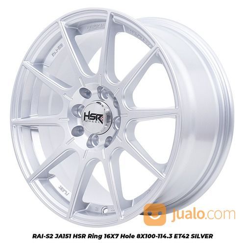 Velg Mobil HSR RAI-S2 JA151 Ring 16 - Mobilio Brio Agya Calya Swift Avanza Xenia