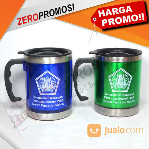 Mug Kantor Gelas Teh / Kopi Panas Stainless Souvenir Promosi di Kota