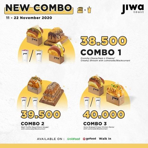 Jiwa Toast Promo New Combo di Kota Jakarta Selatan, DKI Jakarta