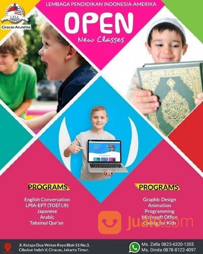 Kursus Bahasa Inggris Dan Komputer Di LPIA Ciracas-Arundina, Cibubur, Munjul