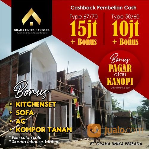 Rumah Cantik 2 Lantai Kawasan Pakis Graha Unika Bandara