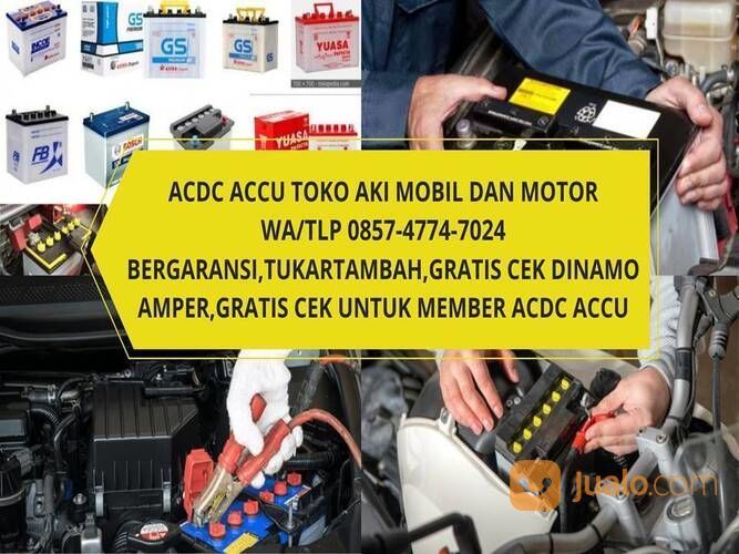 Wa/Tlp 0857-4774-7024 Acdc Aki Toko Aki Bekas Terdekat Rawalo