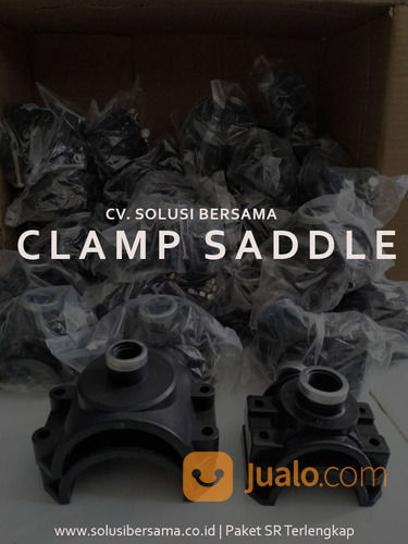 Clamp Saddle HDPE Fish, Penguin Ukuran 50, 63, 90, 110mm