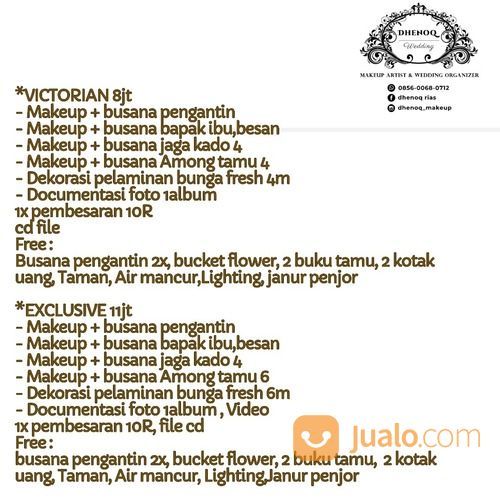 Pricelist Paket Wedding Murah Semarang