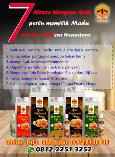 Murni 100 Wa 0812 3252 2251 Tsel Produsen Madu Multiflora Hpai Di Semarang Semarang Jualo