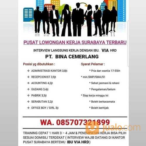 LOWONGAN TERBARU PABRIK