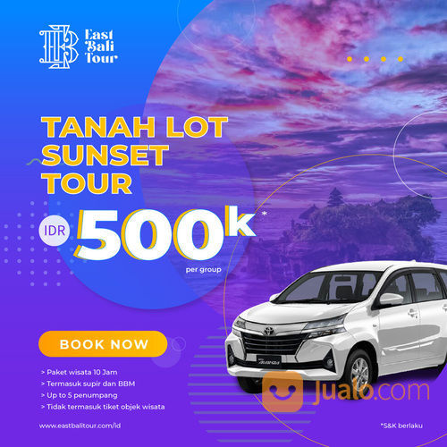 Paket Wisata Pura Tanah Lot Sunset Tour Murah