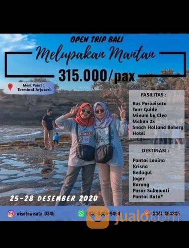 OPEN TRIP BALI 12 - 15 FEBRUARI 2021 HANYA 309.000/PAX