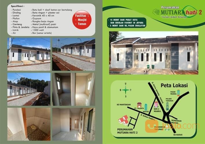 Rumah Bersubsidi Mutiara Hati 2 Jepara Kab Jepara Jualo