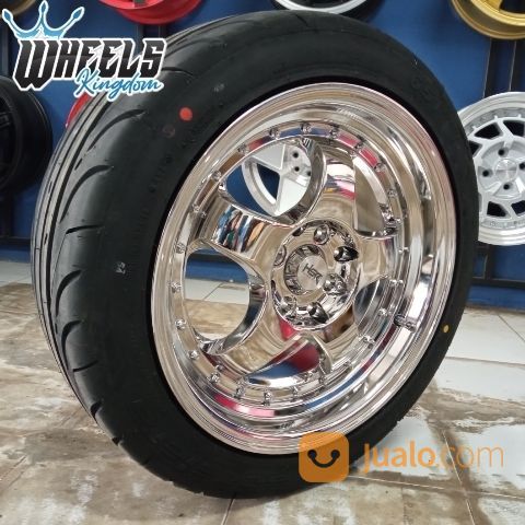 Velg Mobil Racing Mojokerto Honda Jazz R16 Paket Ban Semi Slick 195/50 651sport