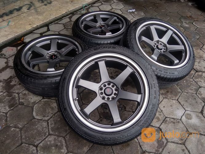 Bekasan Velg HSR Tokyo Ring 19x8,5/9,5 ET40/30 Pcd 5x100, 5x114 + Ban