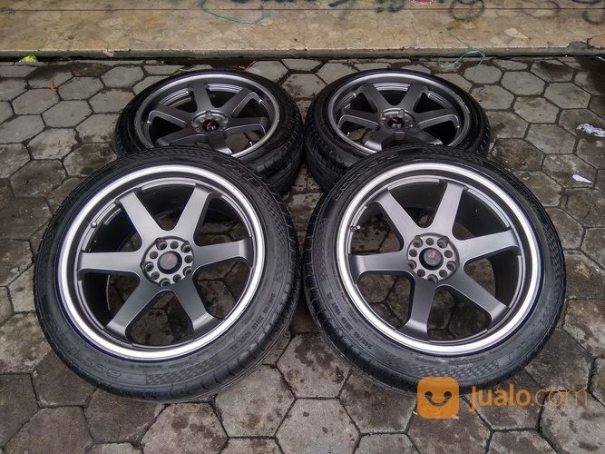 Bekasan Velg HSR Tokyo Ring 19x8,5/9,5 ET40/30 Pcd 5x100, 5x114 + Ban