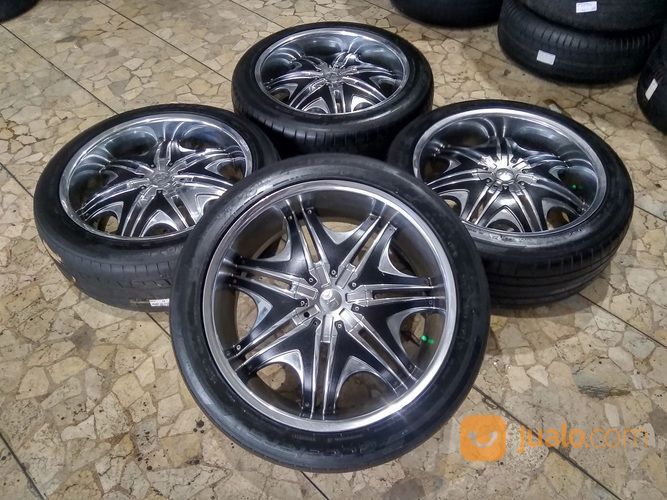 Bekasan Velg Brave Ring 22x9,5 ET30 Pcd 6x139,7 + Ban