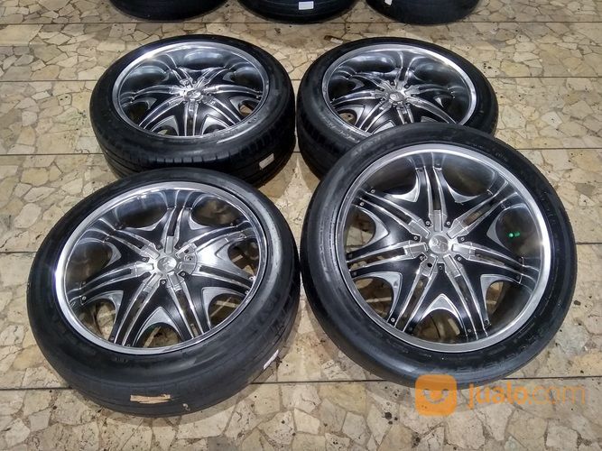 Bekasan Velg Brave Ring 22x9,5 ET30 Pcd 6x139,7 + Ban