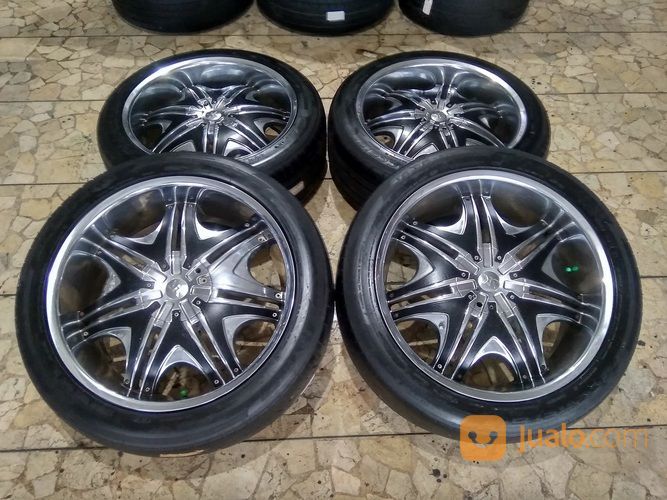 Bekasan Velg Brave Ring 22x9,5 ET30 Pcd 6x139,7 + Ban