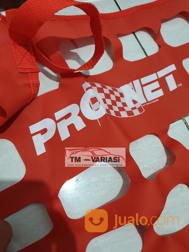 Pronet High Performance Tailgate Net Jaring Cargo Net Bagasi Belakang Merah