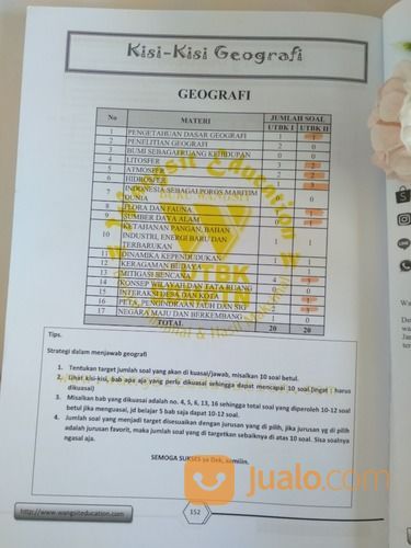 BUNDLE BUKU WANGSIT SOSHUM 2020 MATEMATIKA & GEOGRAFI.FREE POSTER RUMUS MATH!