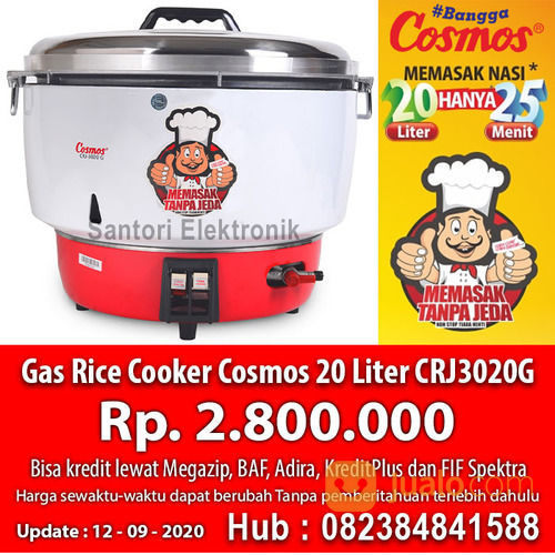harga rice cooker merk cosmos