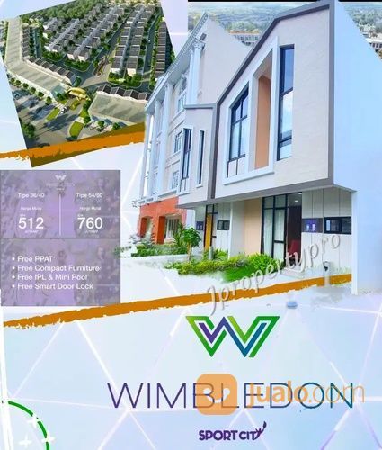 Wimbledon Type 45/60 The Best Cluster Jababeka Cikarang Sport City