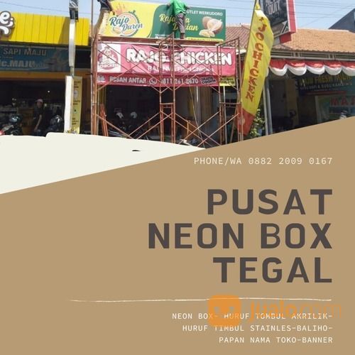 WA 0882 2009 0167 Pusat Huruf Timbul Akrilik Tegal