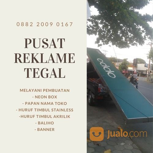 WA 0882 2009 0167 Pusat Huruf Timbul Akrilik Tegal