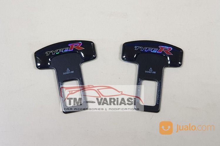 Colokan Seatbelt Safety Belt Buzzer Extention Besi Motif Type R