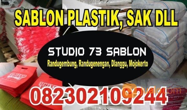 SABLON KANTONG PLASTIK, SAK, KEMASAN
