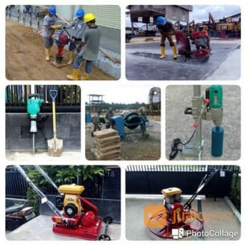 Sewa : Pompa Air Kotor, Jack Hammer/Dril, Viblator Cor, Coring Beton, Vibro Loller, Stamper,Molen