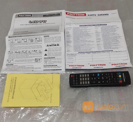 TV POLYTRON DOUBLE SPEAKER 32" Mulus Nominus LIKE NEW Garansi ON di