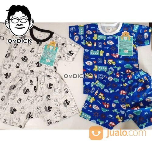 Pakaian Bayi Murah Bagus Baju Bayi Setelan Pendek 3-6 Bulan Murah Merek Libby.