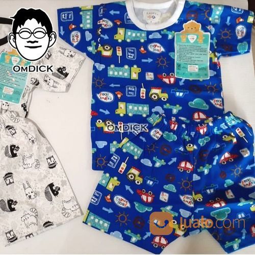 Pakaian Bayi Murah Bagus Baju Bayi Setelan Pendek 3-6 Bulan Murah Merek Libby.