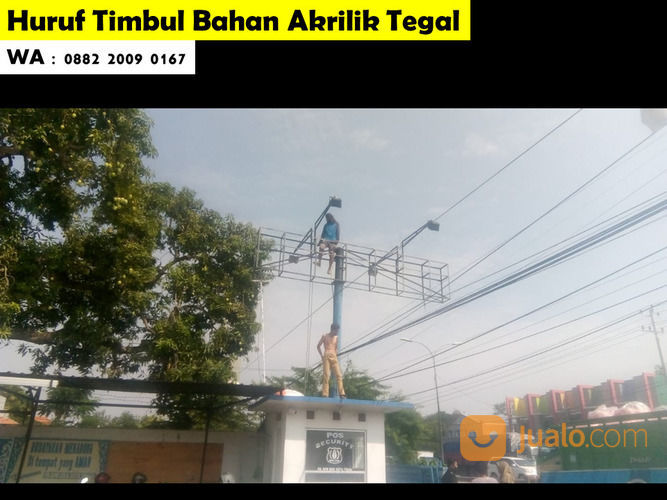 Huruf Timbul Bahan Akrilik Tegal