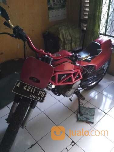 Megapro 2004 Edisi Modif Trail Pajak Kelewat Bulan