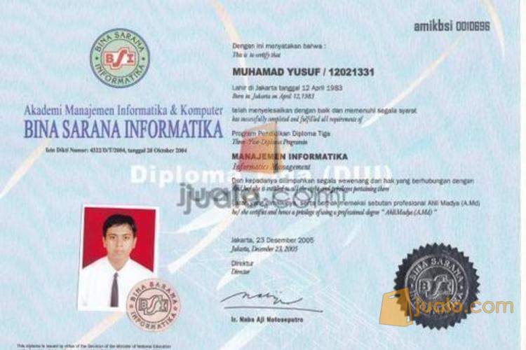 Jasa Pembuatan Ijazah Jakarta Jualo