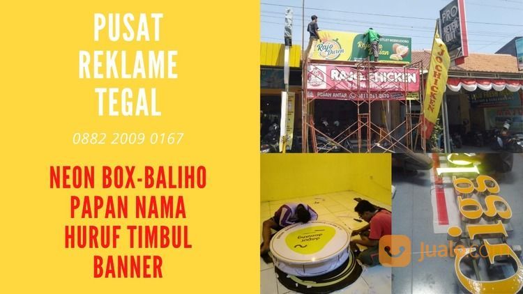 Promo Neon Box Konter Tegal