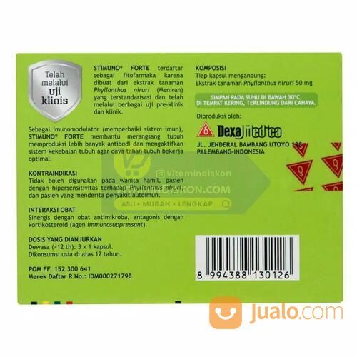 Stimuno Forte 10 Capsul Multivitamin Daya Tahan Tubuh