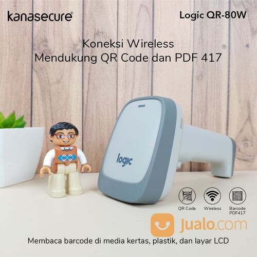 Barcode Scanner Wireless | Kana Logic QR-80W | Scan QR